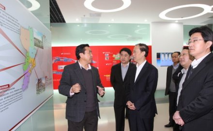 青岛市委副书记王文华来软控调研指导工作